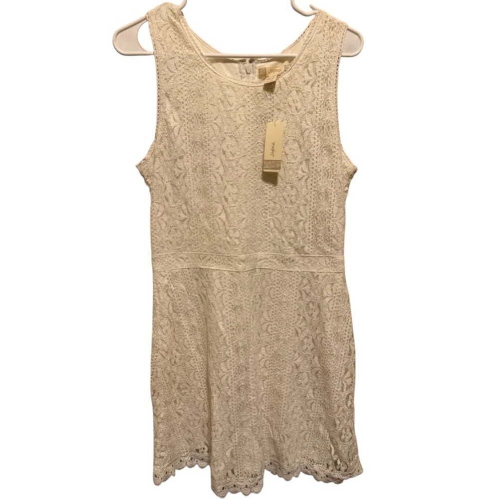 Japna Lace Sleeveless Lavender Dress Sz L